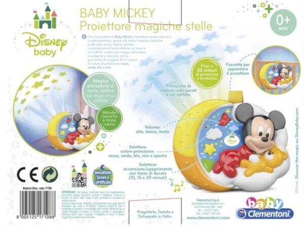 BABY MICKEY PROIETTORE MAGICHE STELLE - immagine 4
