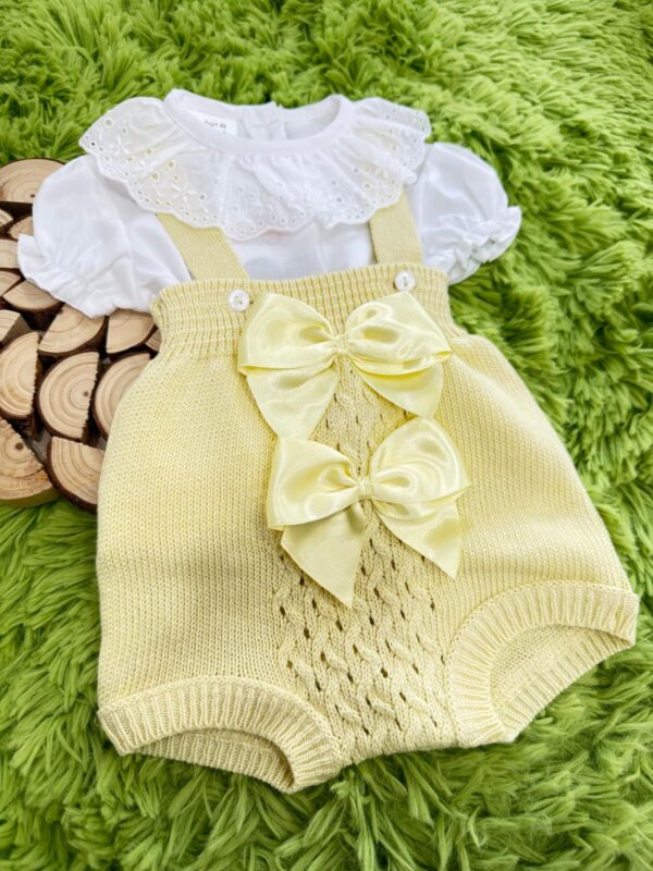 PAGLIACCETTO 2PZ IN COTONE BIMBA - immagine 2