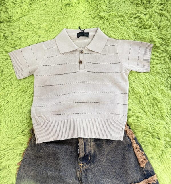 POLO IN FILO DI COTONE BIMBO