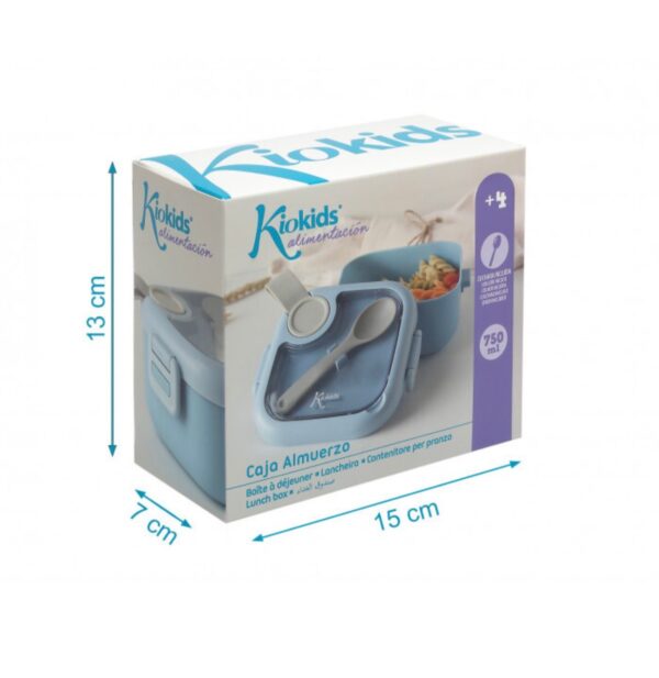 KIOKIDS - CONTENITORE PRANZO+CUCCHIAIO 750ML - immagine 2