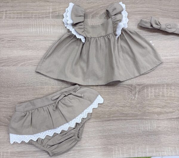 COMPLETO 3PZ BIMBA IN COTONE
