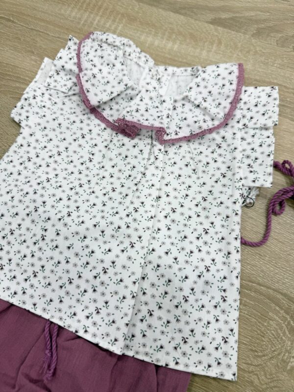 COORDINATO 3PZ BIMBA IN COTONE - immagine 2