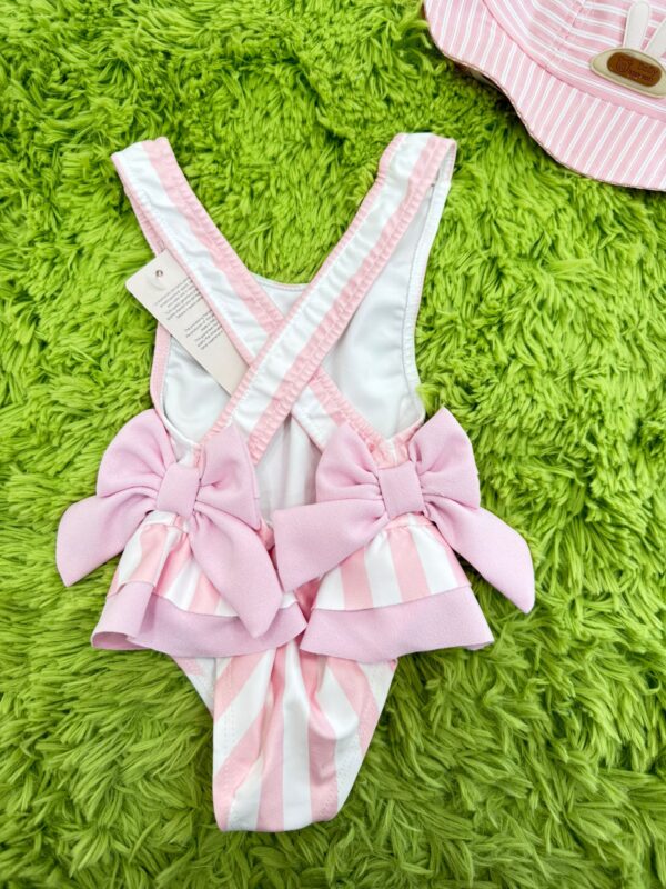 COSTUME A STRISCE CON DOPPIO FIOCCO SUL RETRO - immagine 2