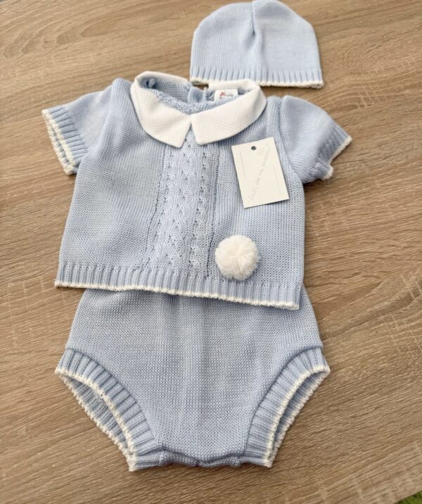 SET COORDINATO 3PZ NEONATO IN COTONE