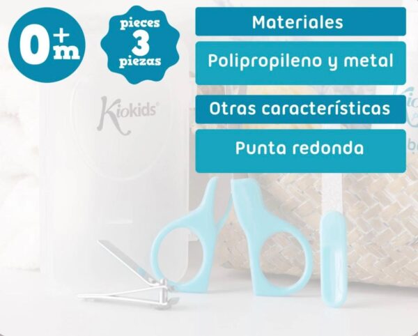 KIOKIDS SET MANICURE BEBÉ AZZURRO - immagine 3