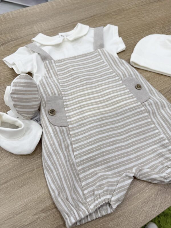 SET COORDINATO 4PZ NEONATO IN COTONE - immagine 2