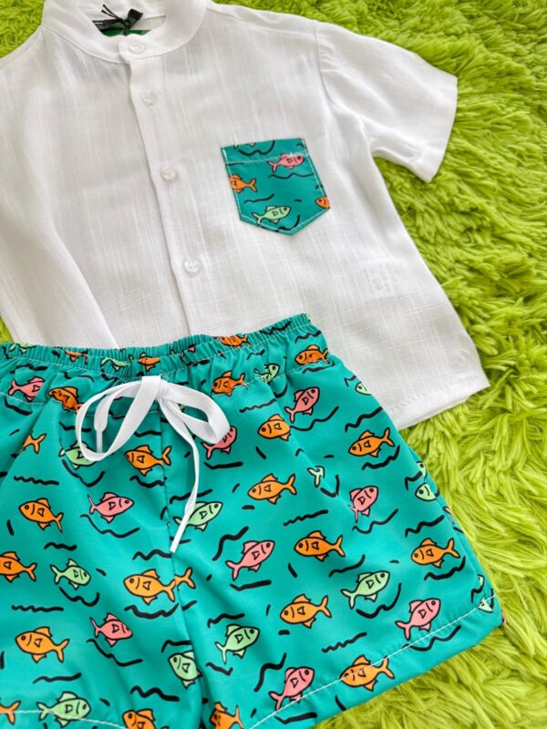 COSTUME CON CAMICIA IN LINO - immagine 2