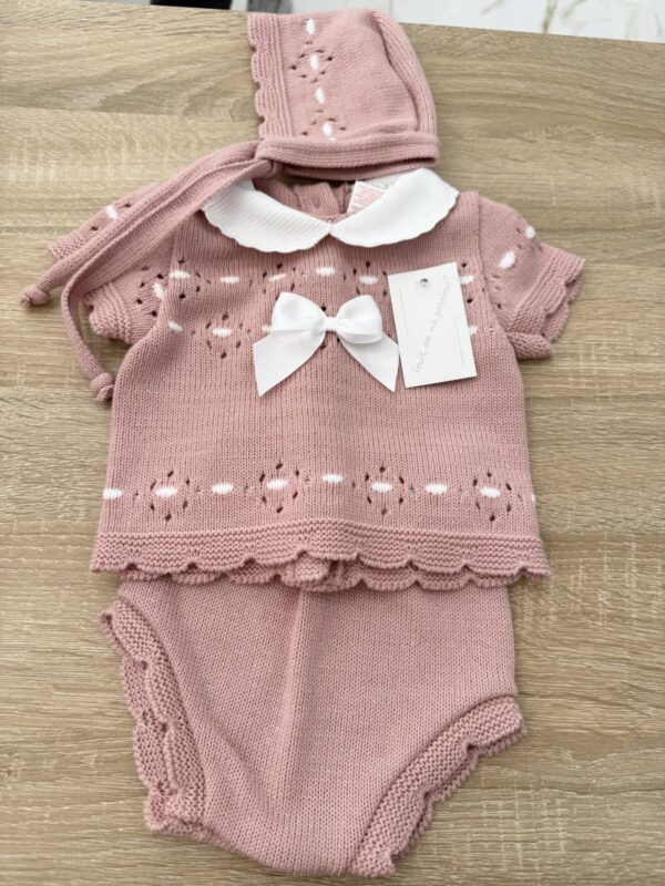 SET COORDINATO 3PZ NEONATA IN COTONE