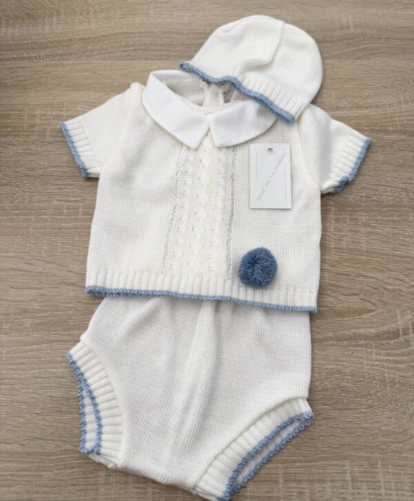 SET COORDINATO 3PZ NEONATO IN COTONE