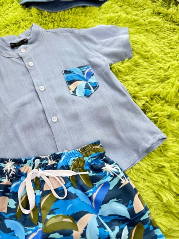 COSTUME CON CAMICIA IN LINO - immagine 2