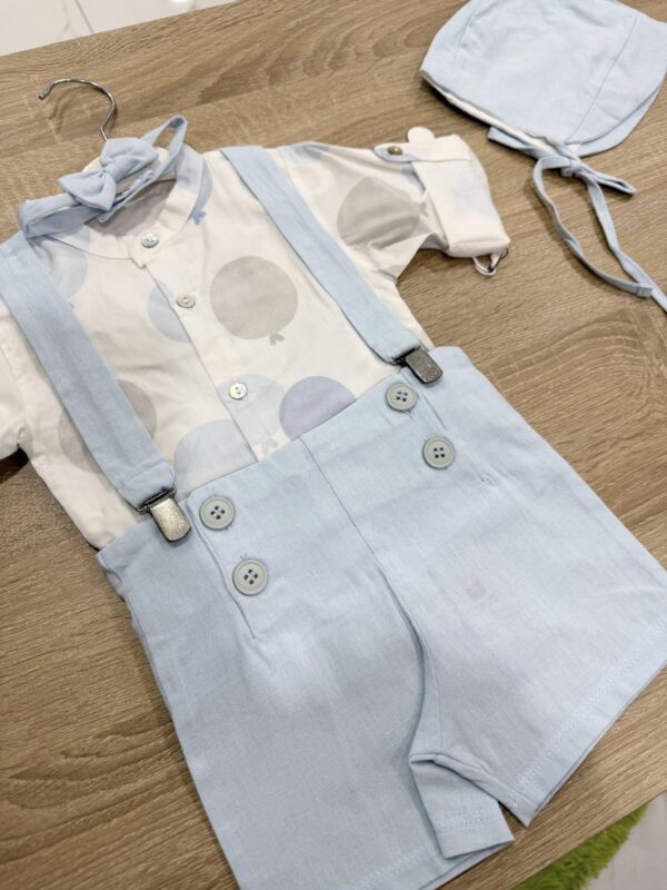 SALOPETTE 4PZ IN COTONE BIMBO