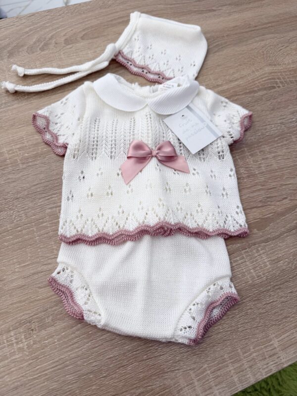 SET COORDINATO 3PZ NEONATA IN COTONE