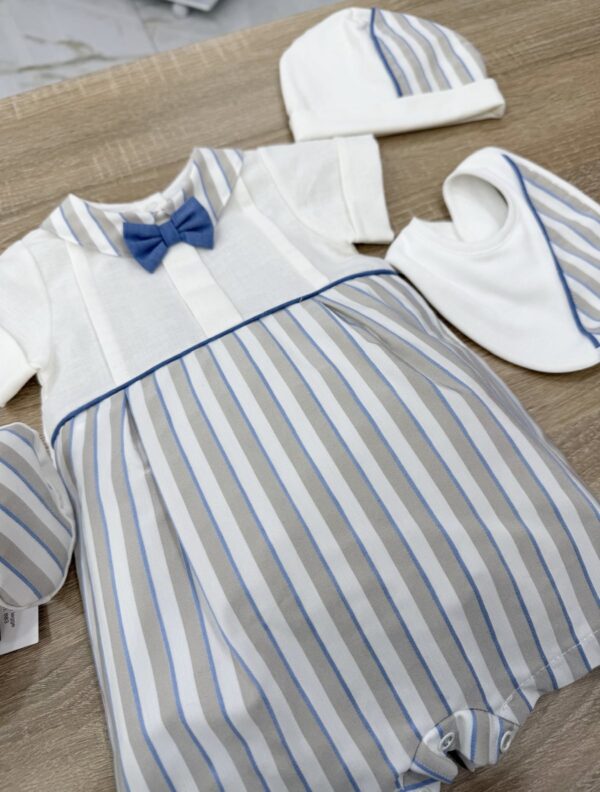 PAGLIACCETTO BIMBO A STRISCE IN COTONE - immagine 2