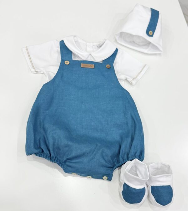 SET NASCITA NEONATO 4 PEZZI IN COTONE