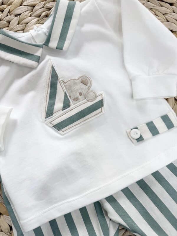 SET NASCITA NEONATO 3PZ IN COTONE - immagine 2