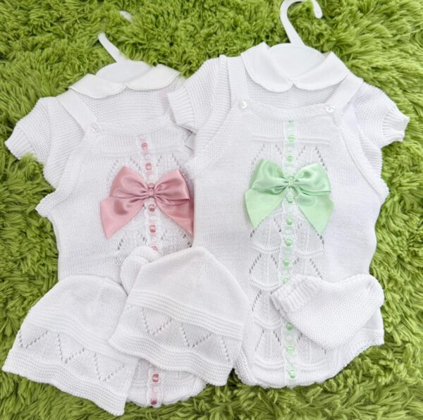 COMPLETO 4PZ BIMBA IN COTONE