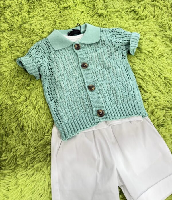 CARDIGAN TRAFORATO BIMBO - immagine 2