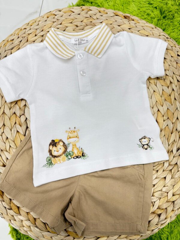 COMPLETO JUNGLE BIMBO IN COTONE