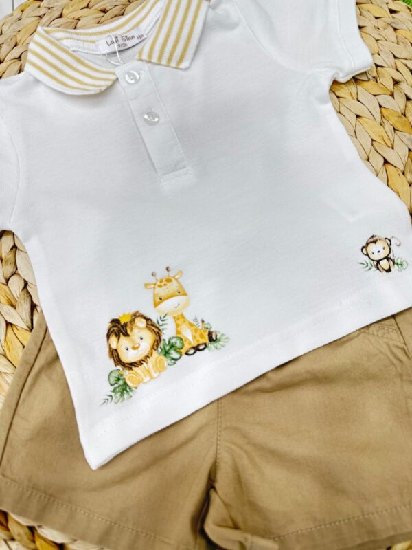 COMPLETO JUNGLE BIMBO IN COTONE - immagine 2