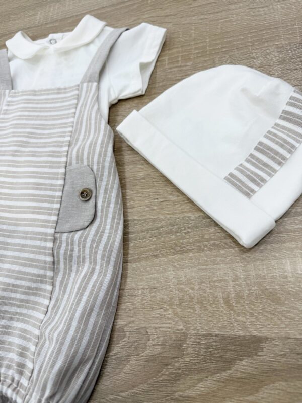 SET COORDINATO 4PZ NEONATO IN COTONE - immagine 3
