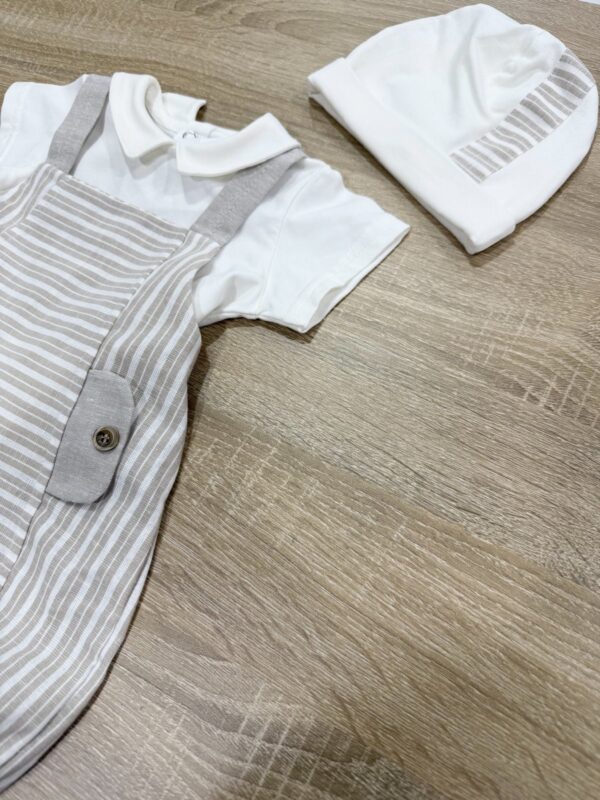 SET COORDINATO 4PZ NEONATO IN COTONE - immagine 5