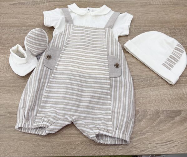 SET COORDINATO 4PZ NEONATO IN COTONE - immagine 4