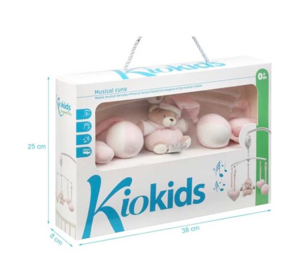 KIOKIDS GIOSTRINA MUSICALE SOSPESA PER CULLA - immagine 3