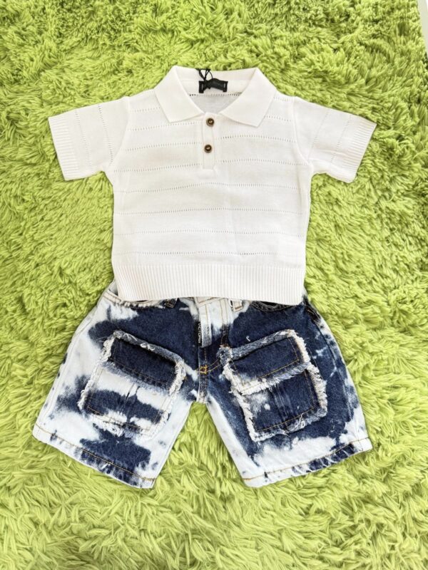 POLO IN FILO DI COTONE BIMBO