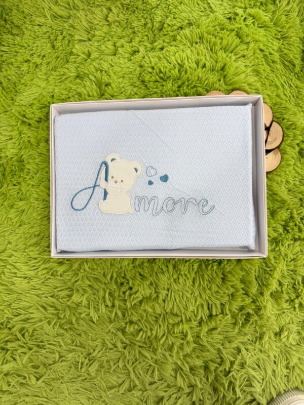 COPERTINA PASSEGGINO AMORE 100% COTONE