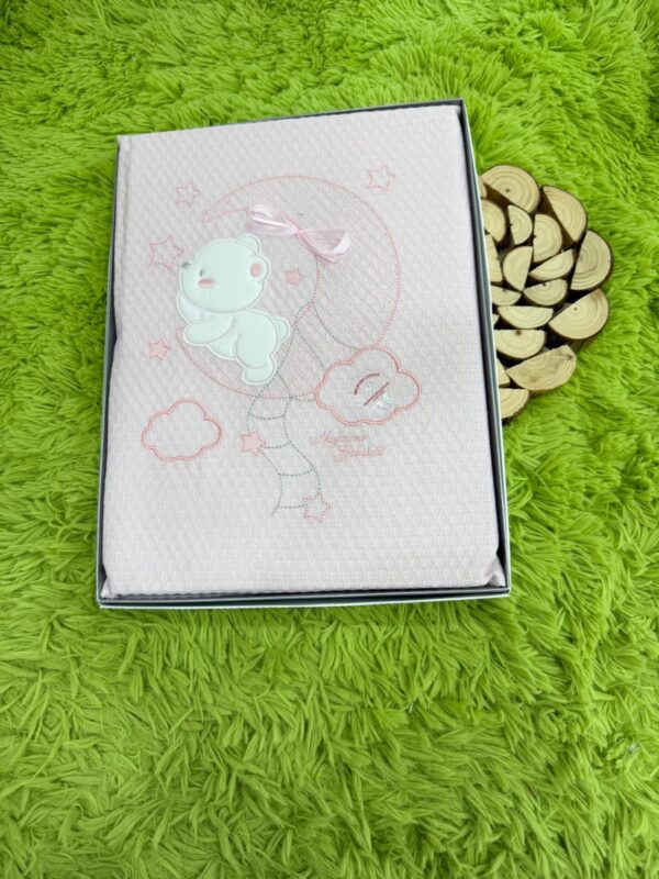COPERTINA CULLA IN PIQUET 100% COTONE