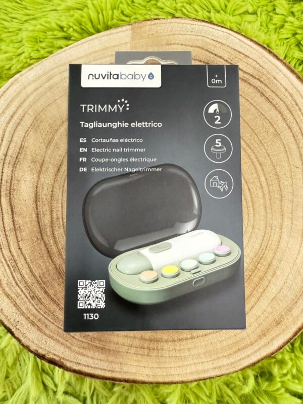 NUVITA TAGLIAUNGHIE E LIMAUNGHIE ELETTRICO TRIMMY