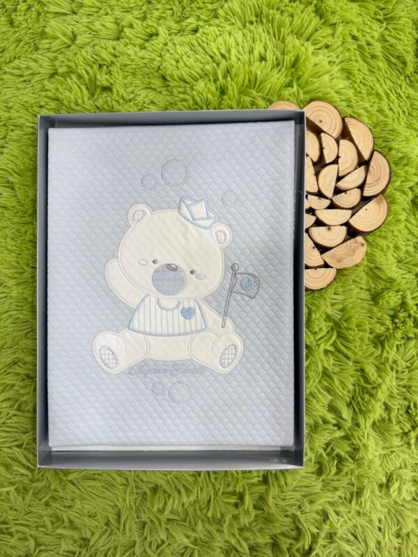 COPERTINA PASSEGGINO IN PIQUET 100% COTONE