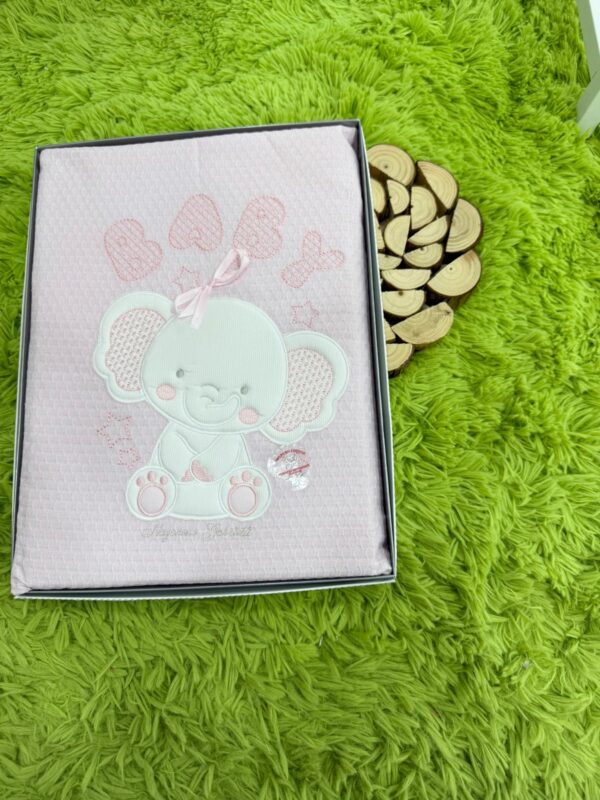 COPERTINA CULLA IN PIQUET 100% COTONE
