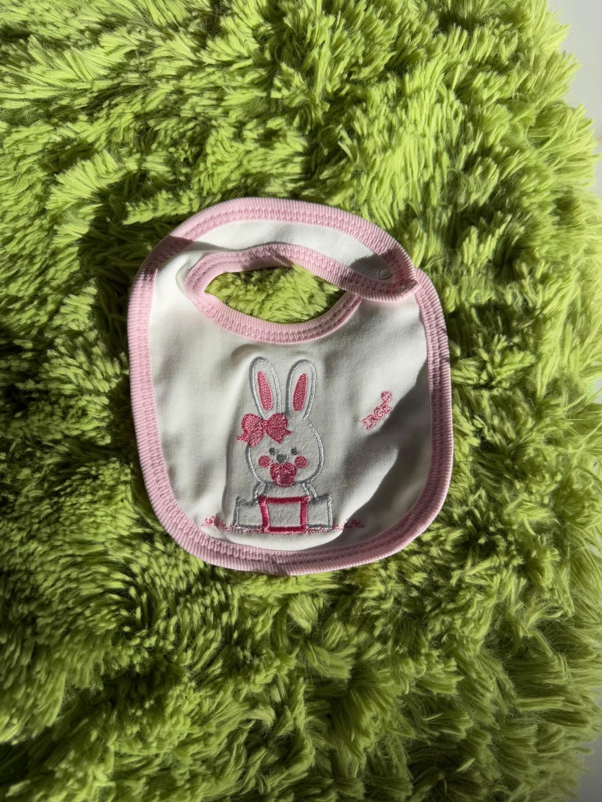 BAVETTA CONIGLIETTO CON CLIP - immagine 2