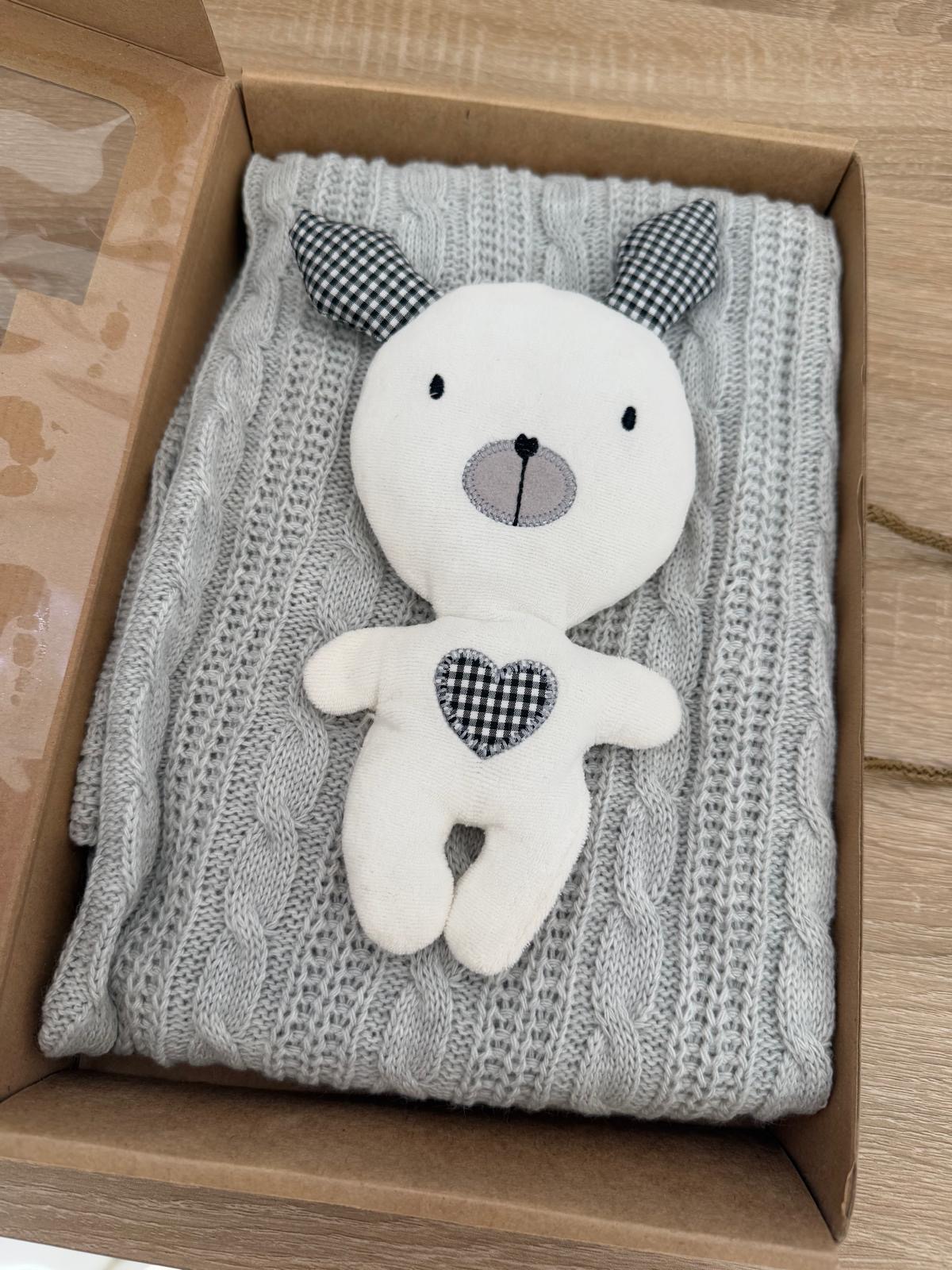 COPERTINA IN MISTO LANA PORTA ENFANT