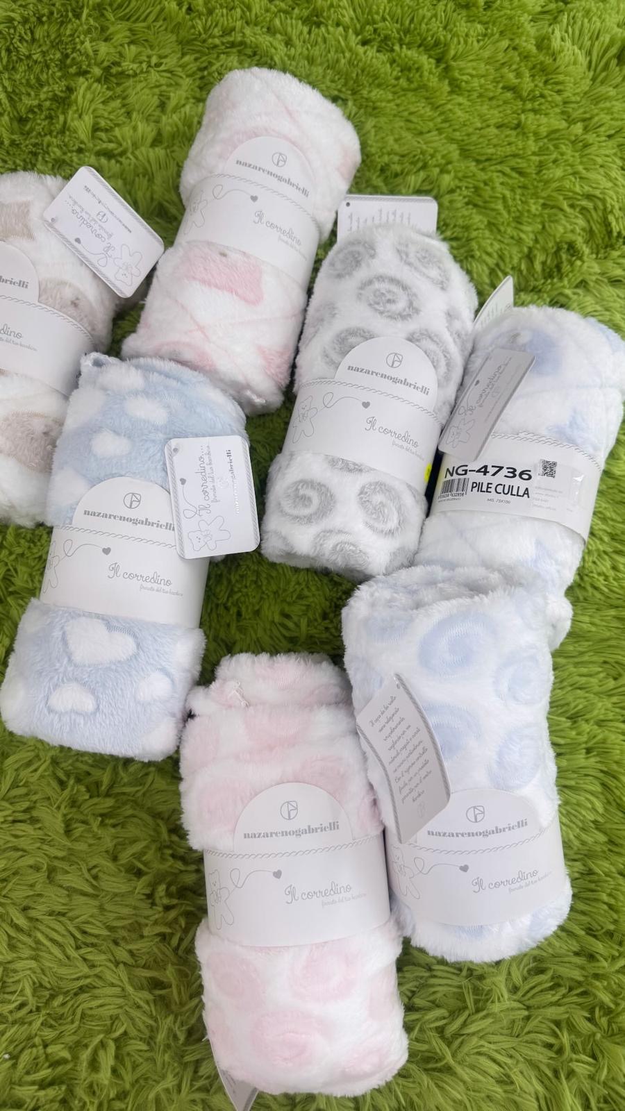 COPERTINA IN CORAL PORTA ENFANT 75X100